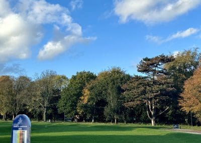 Golf course Owston Hall Hotel Doncaster with woodland