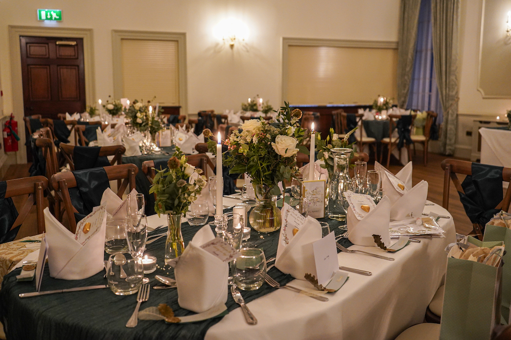 Wedding Owston Hall tables